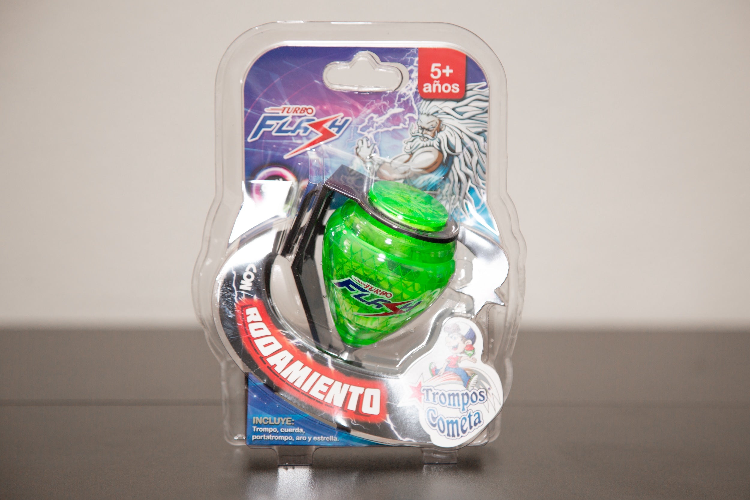 Turbo Flash Ball Bearing Trompo Spintop (Assorted Color)