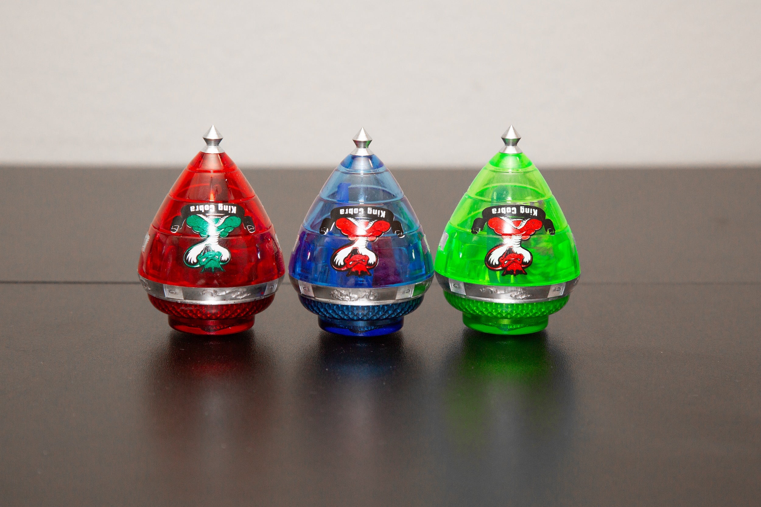King Cobra 3 Pack Trompos(Assorted Colors)